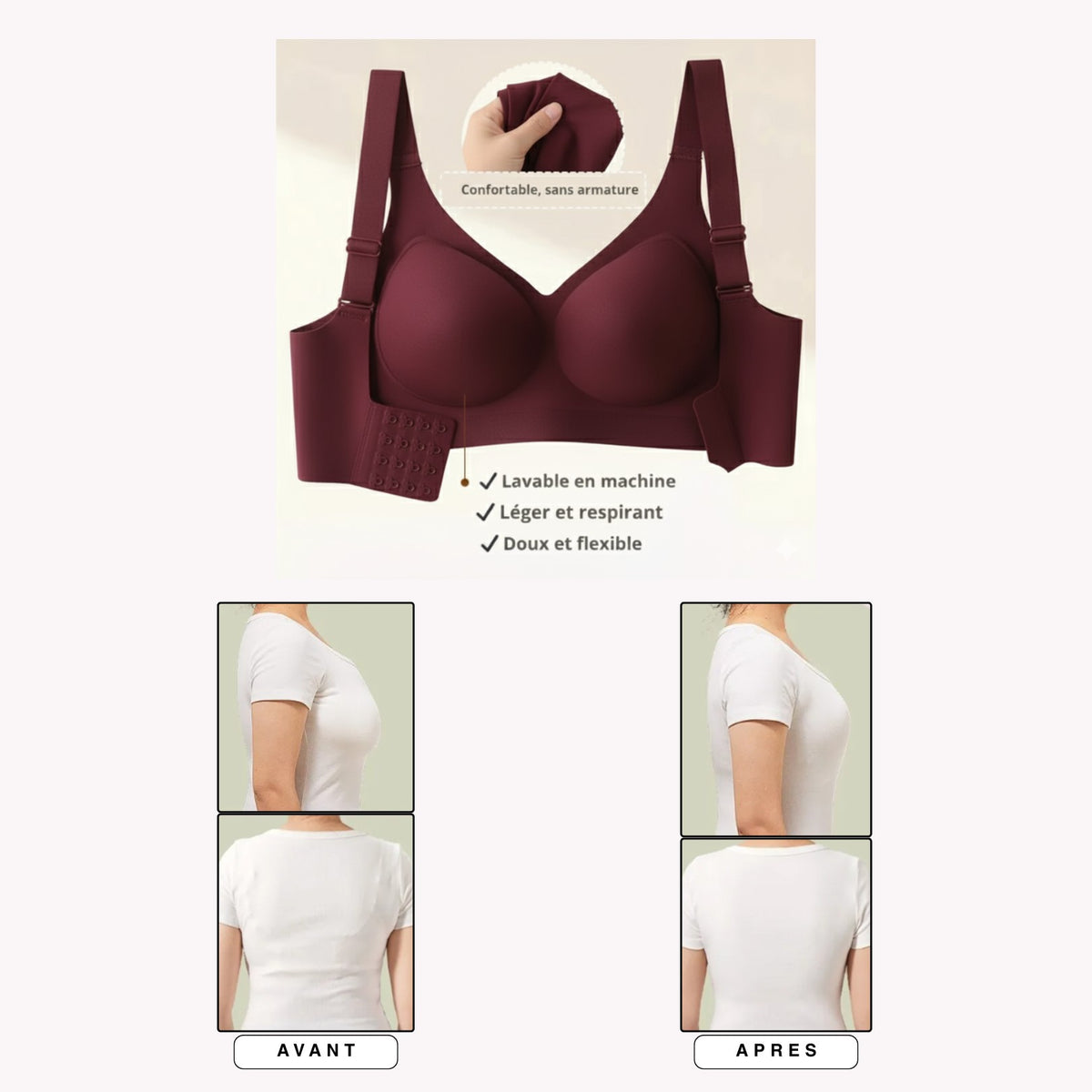 Soutien-gorge Glamoury maintien parfait & confort